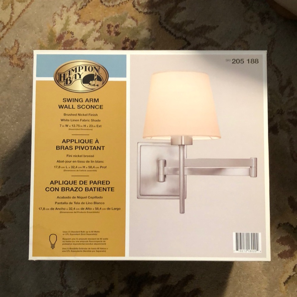 Hampton Bay wall mounted Lamp